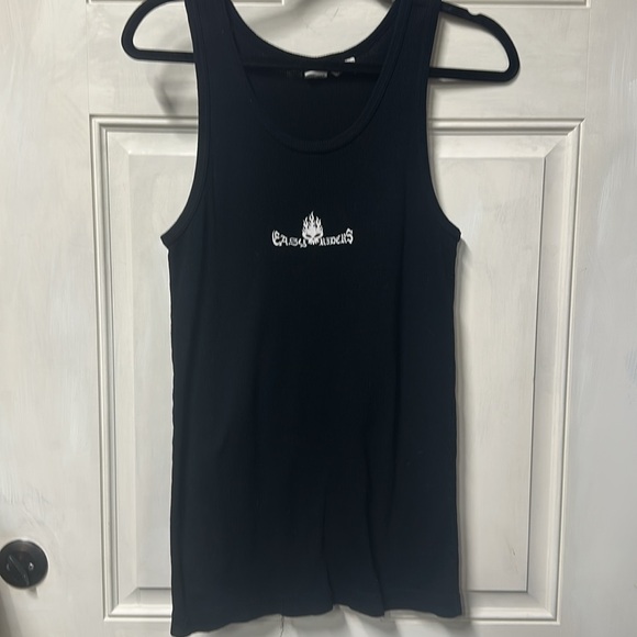 Men’s Large black Easy Riders ribbed tank top - Picture 2 of 5